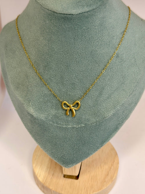 Bow Necklace