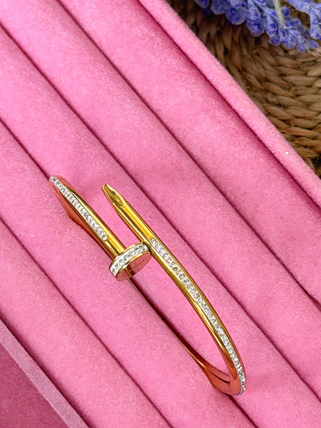 Cartier Diamond Nail Bracelet