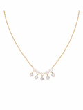 Celeste Pearl Cascade Necklace