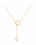 Adjustable Clover Cascade Necklace