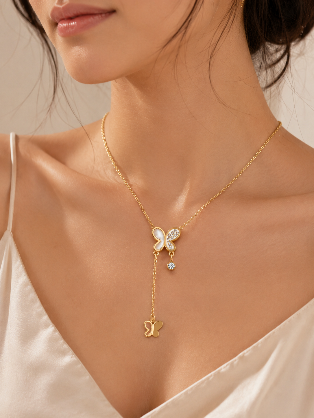 Flutter Grace Drop Necklace