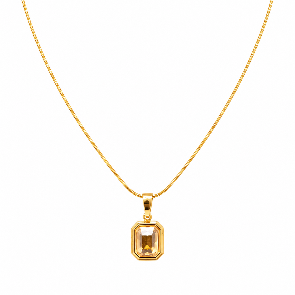 Champagne Glow Necklace
