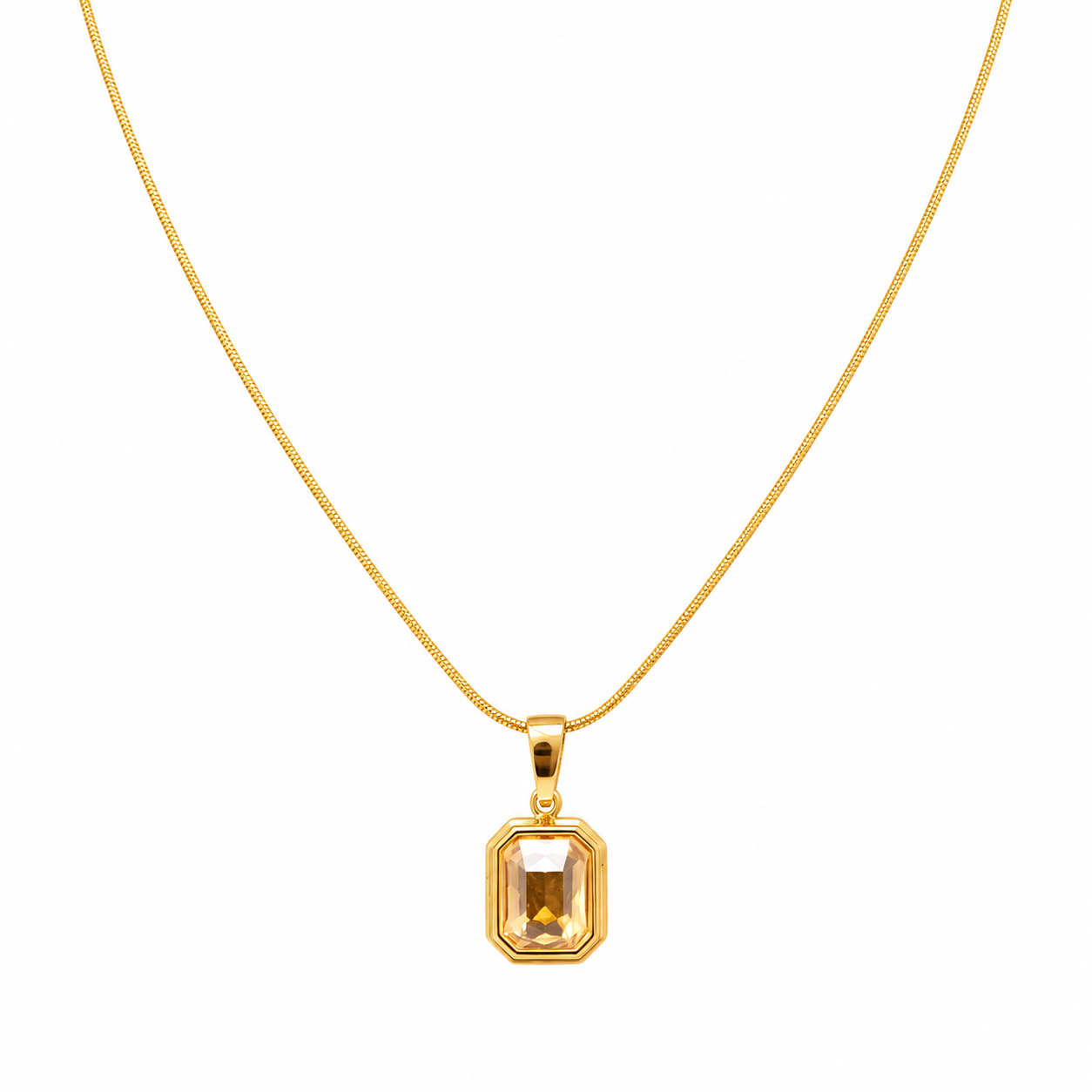 Champagne Glow Necklace