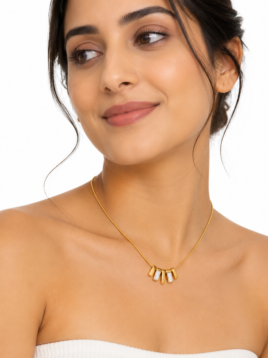 Golden Fringe Necklace