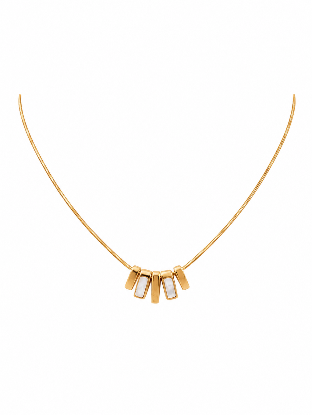 Golden Fringe Necklace