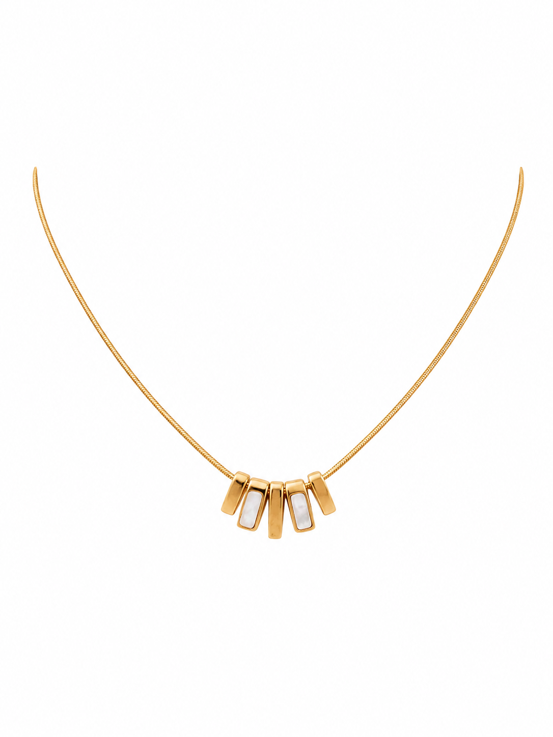 Golden Fringe Necklace