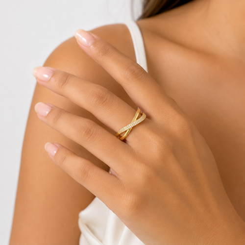Aurelia Crossover Ring