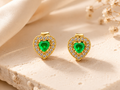 Jade Romance Stud
