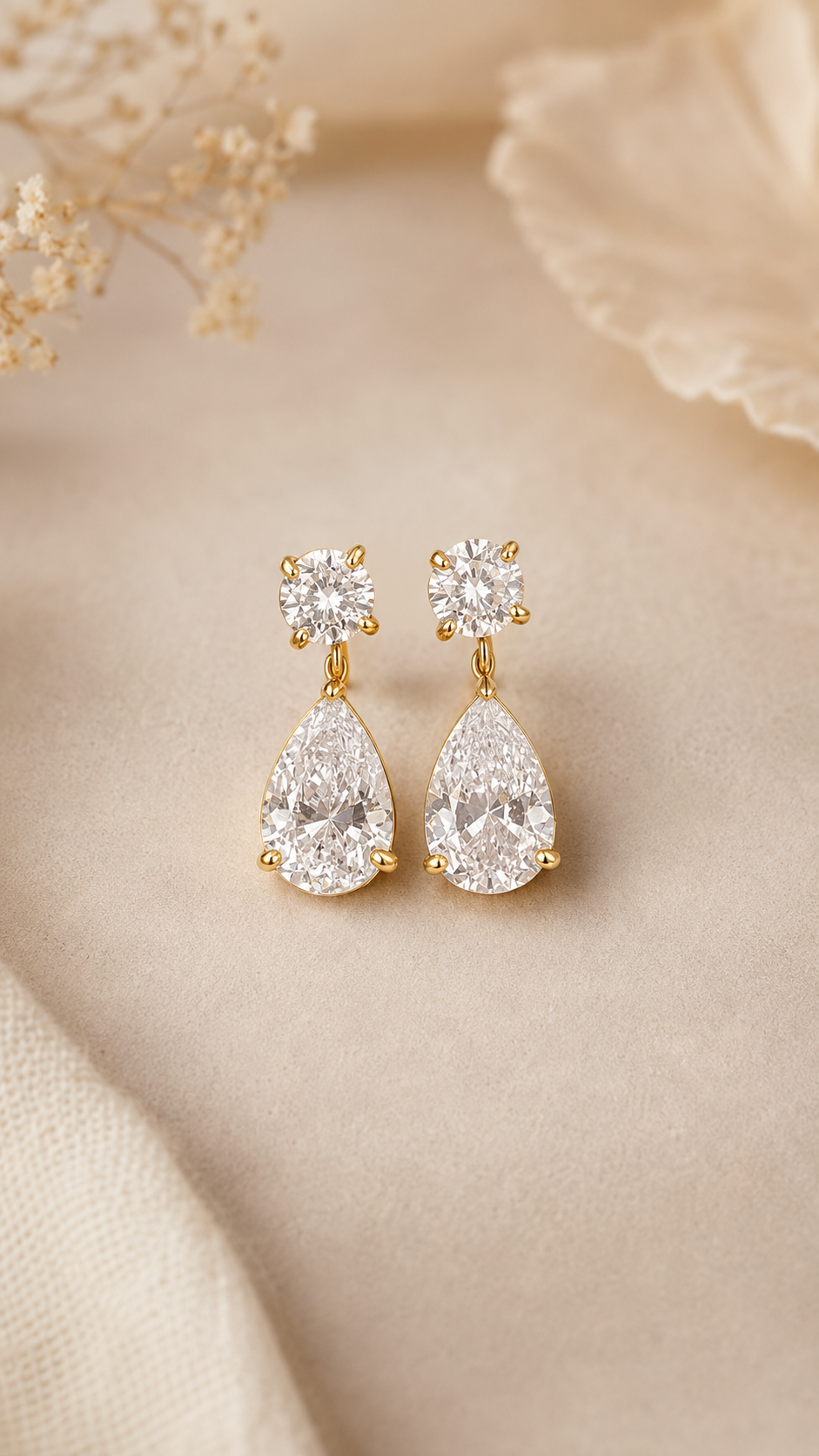 Crystal Dewdrop Earring