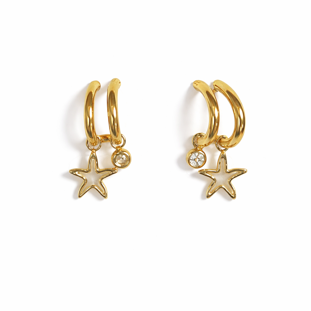 Star Drop Earrings