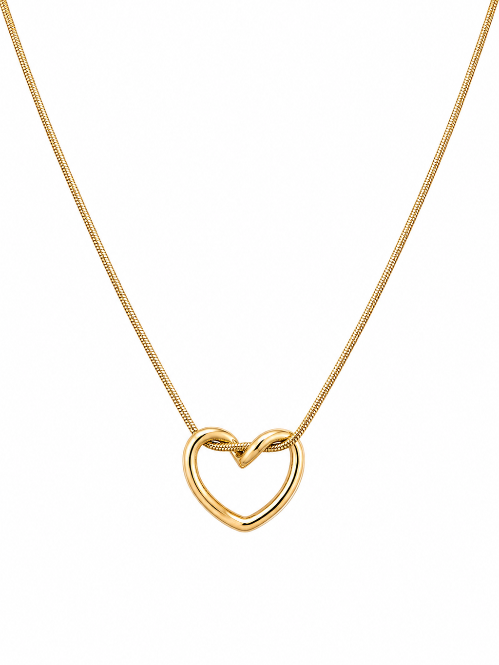 Hollow Heart Necklace