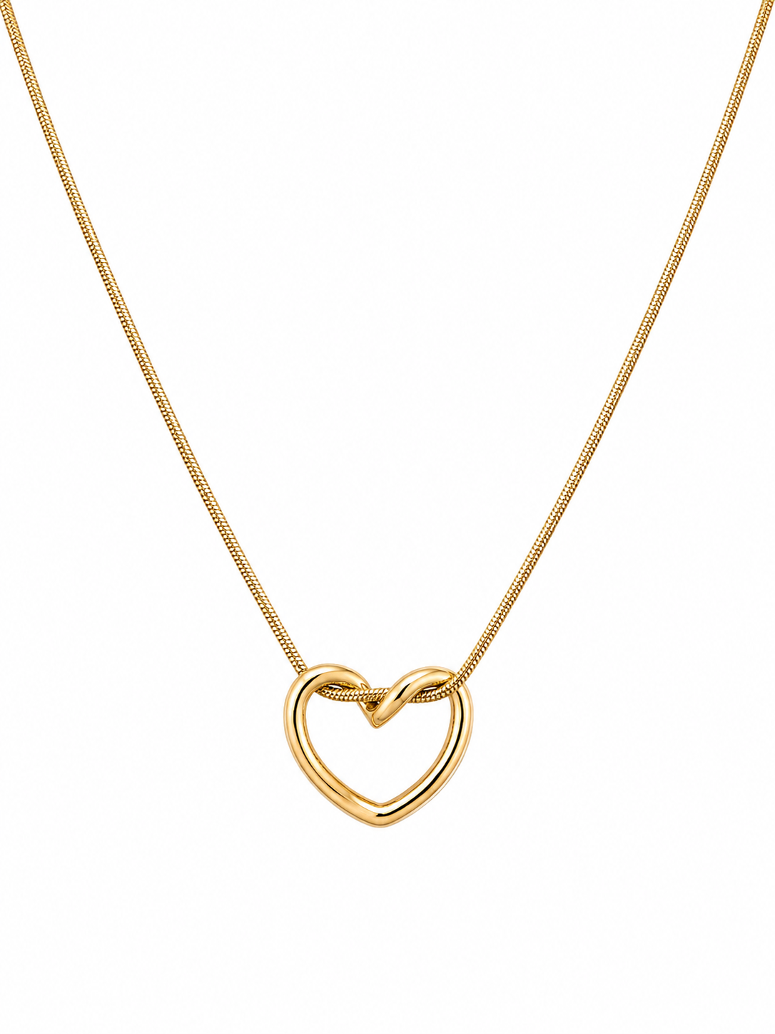 Hollow Heart Necklace