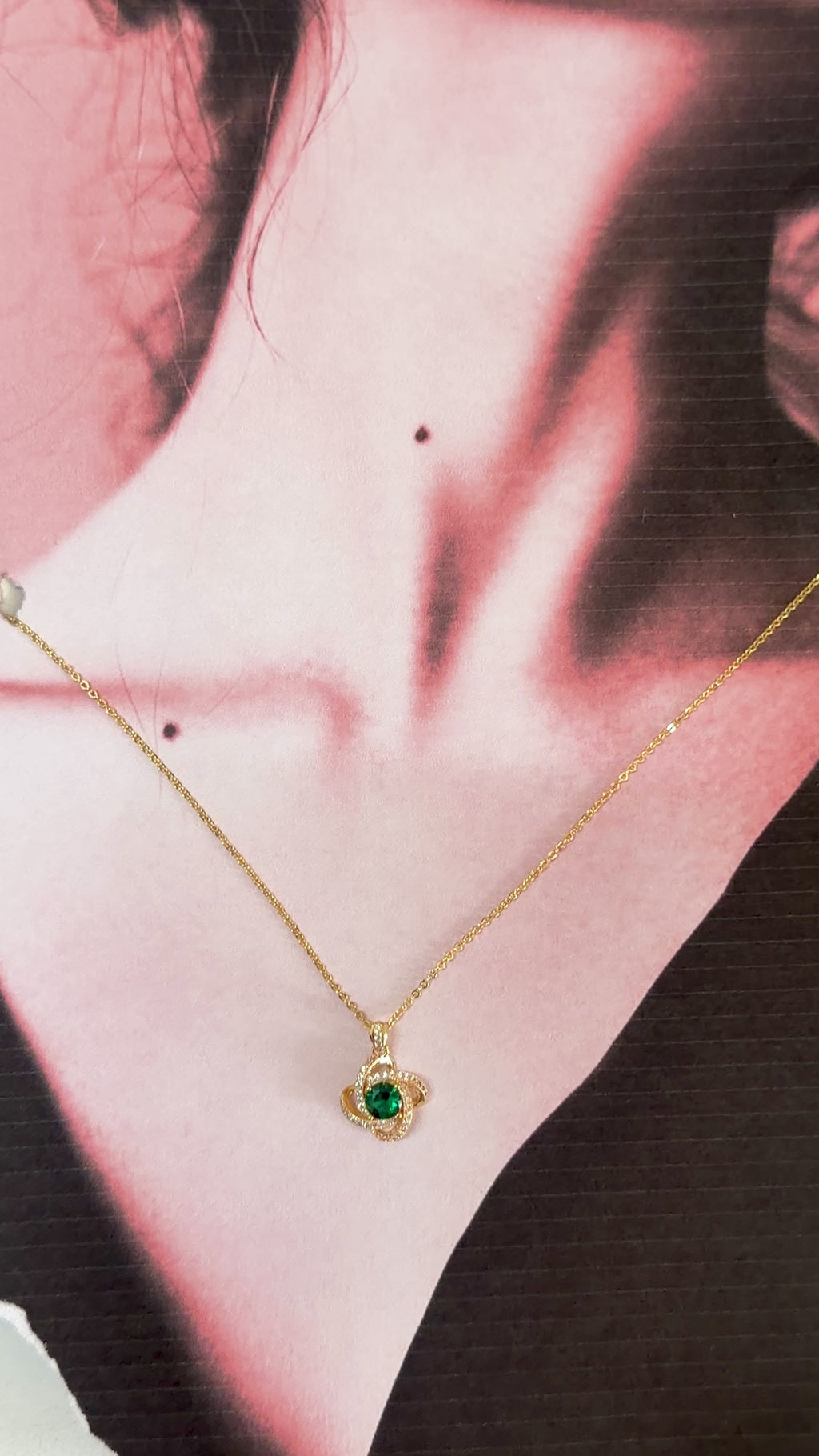 Emerald Bloom Necklace