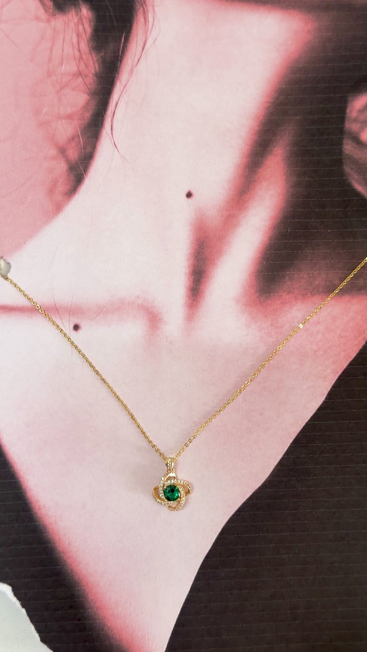 Emerald Bloom Necklace